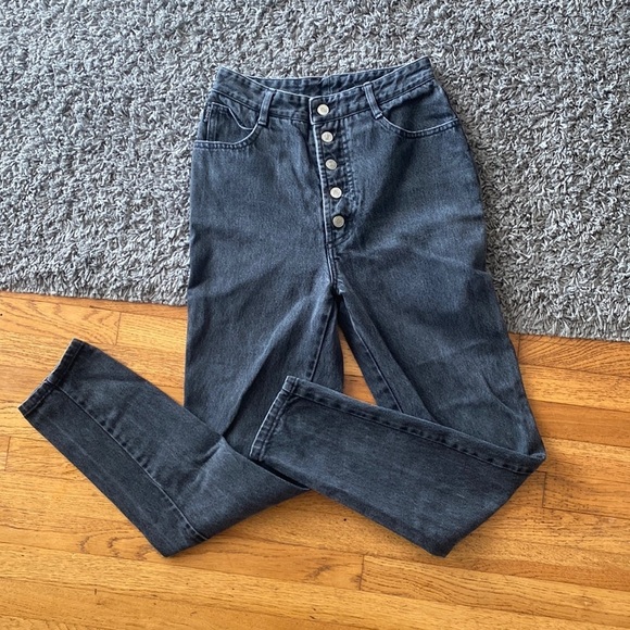 BONGO Vintage High Waist Faded Black Jeans - Picture 6 of 17